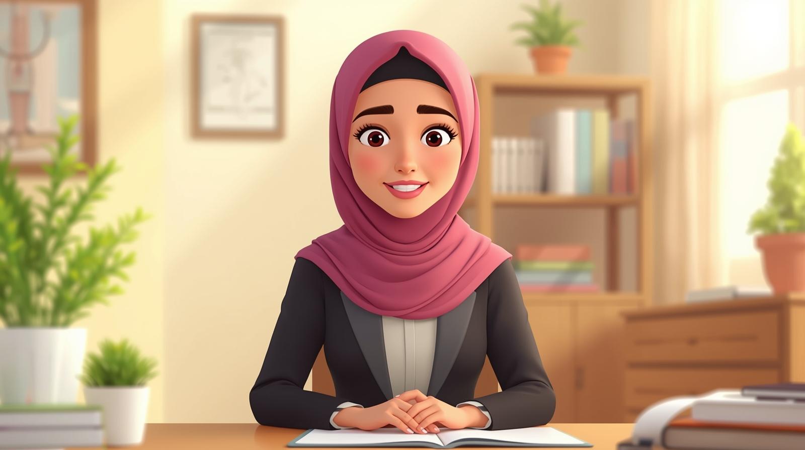 Seorang guru yang menginspirasi siswa untuk mempelajari bidang Teknologi Informasi dan Komunikasi dalam suasana Islami dan mendalam.