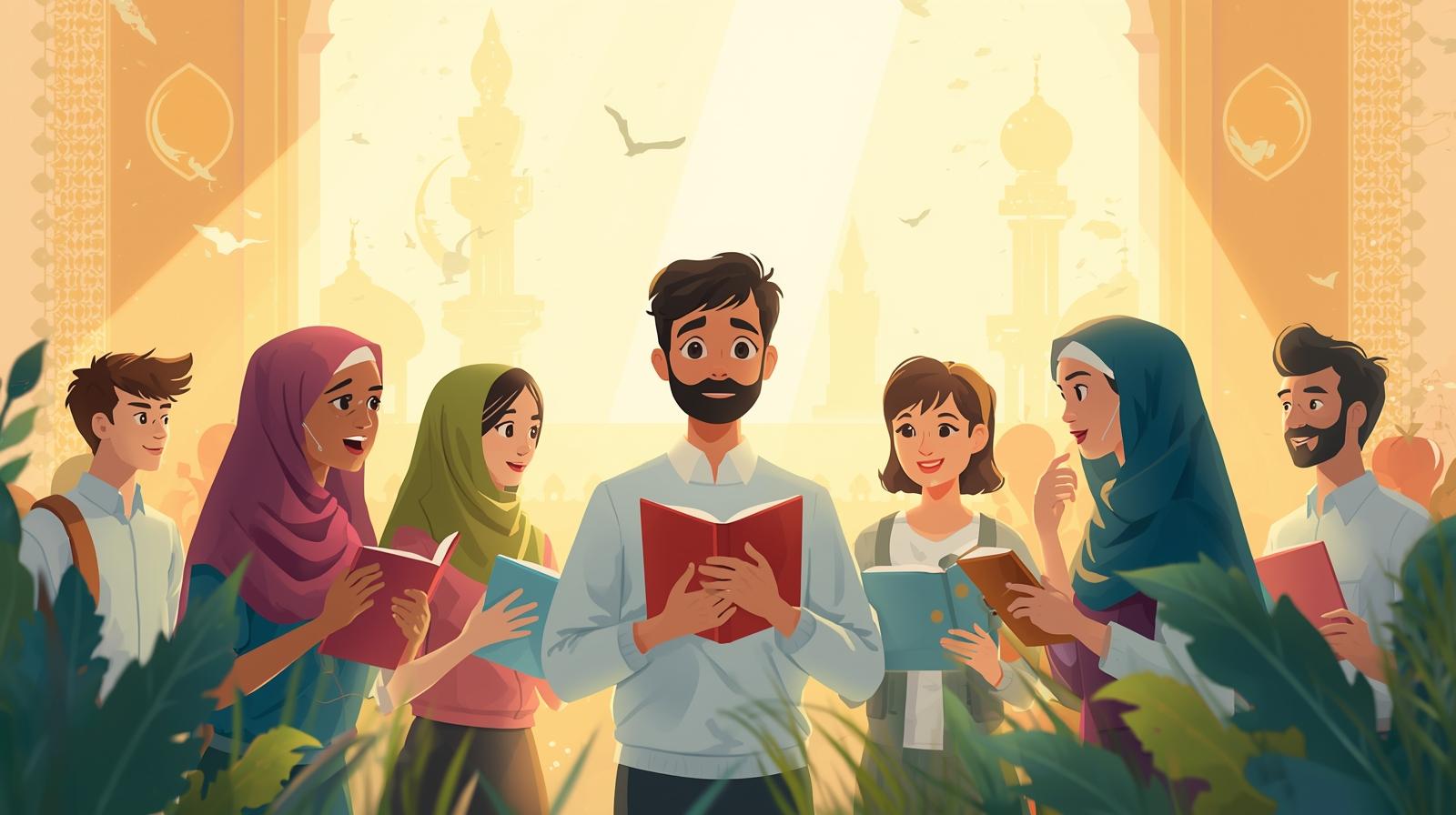 Solusi Meningkatkan Prestasi Belajar dan Akhlak Anak Anak belajar bersama guru privat dengan pendekatan pendidikan islami untuk meningkatkan prestasi belajar dan membentuk akhlak yang baik.